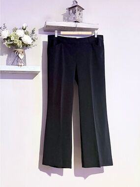 Elie Tahari Dress Pants Size 32 Black Tailored Career Pants Like New